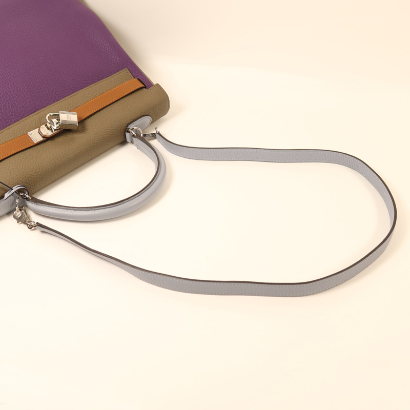 HERMES Togo皮革Kelly 32銀扣手挽肩背兩用袋-8