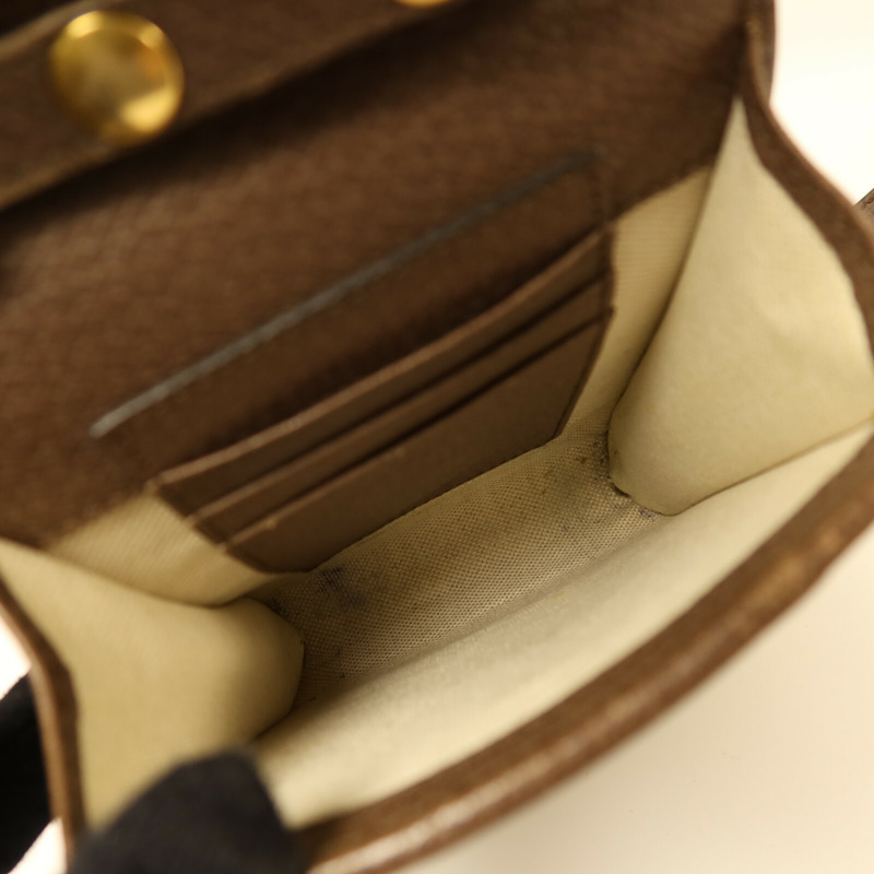 GUCCI 塗層帆布Ophidia金扣肩背袋-4