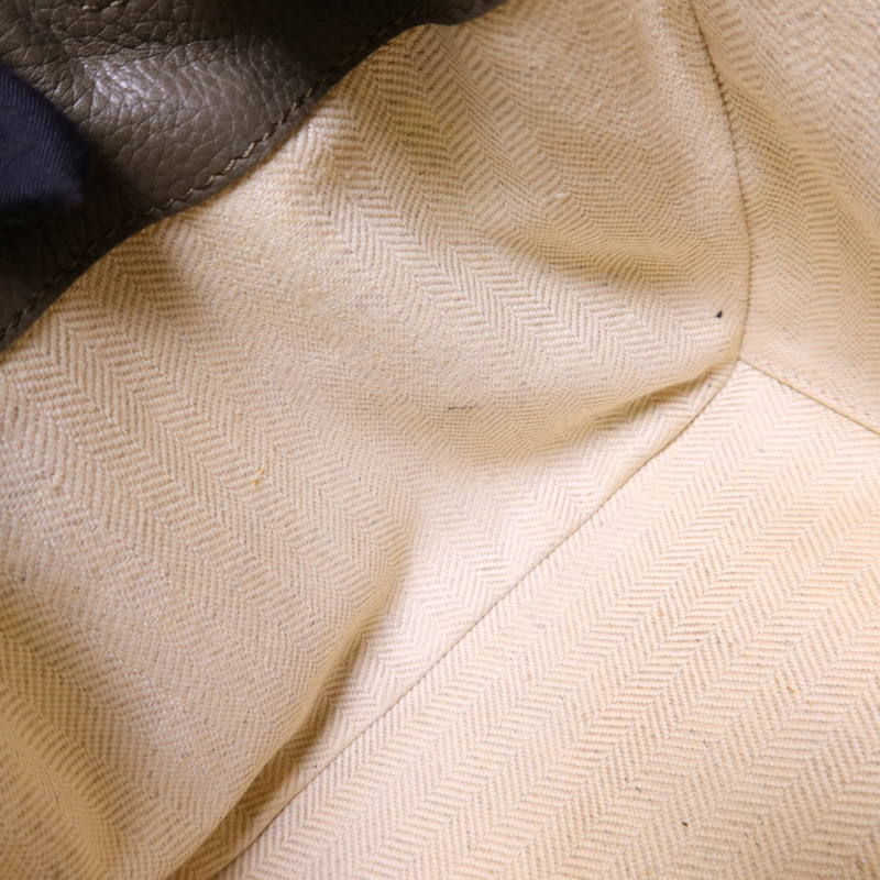 LOEWE 牛皮皮革Mini Hammock Bag銀扣手挽肩背兩用袋-14