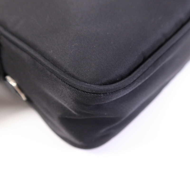 PRADA 尼龍Shoulder Bag銀扣肩背袋-11