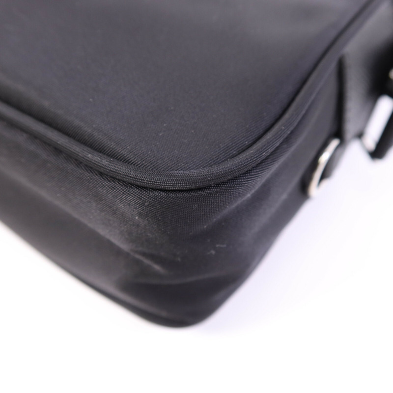 PRADA 尼龍Shoulder Bag銀扣肩背袋-12