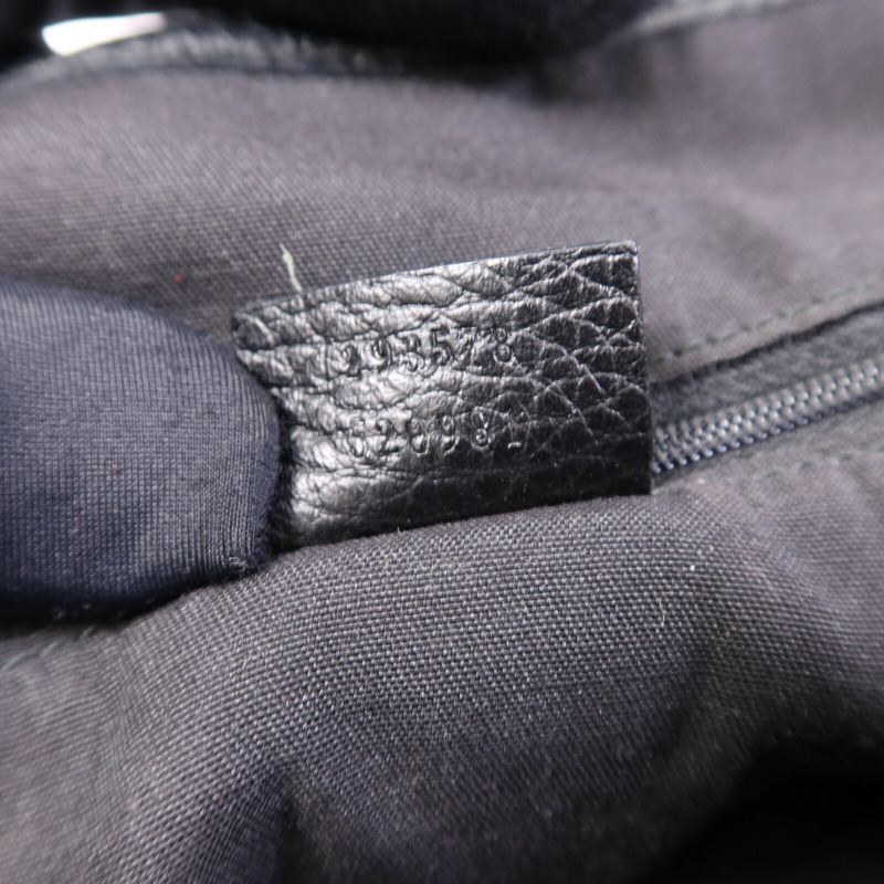 GUCCI 帆布Shoulder Bag銀扣肩背袋-7