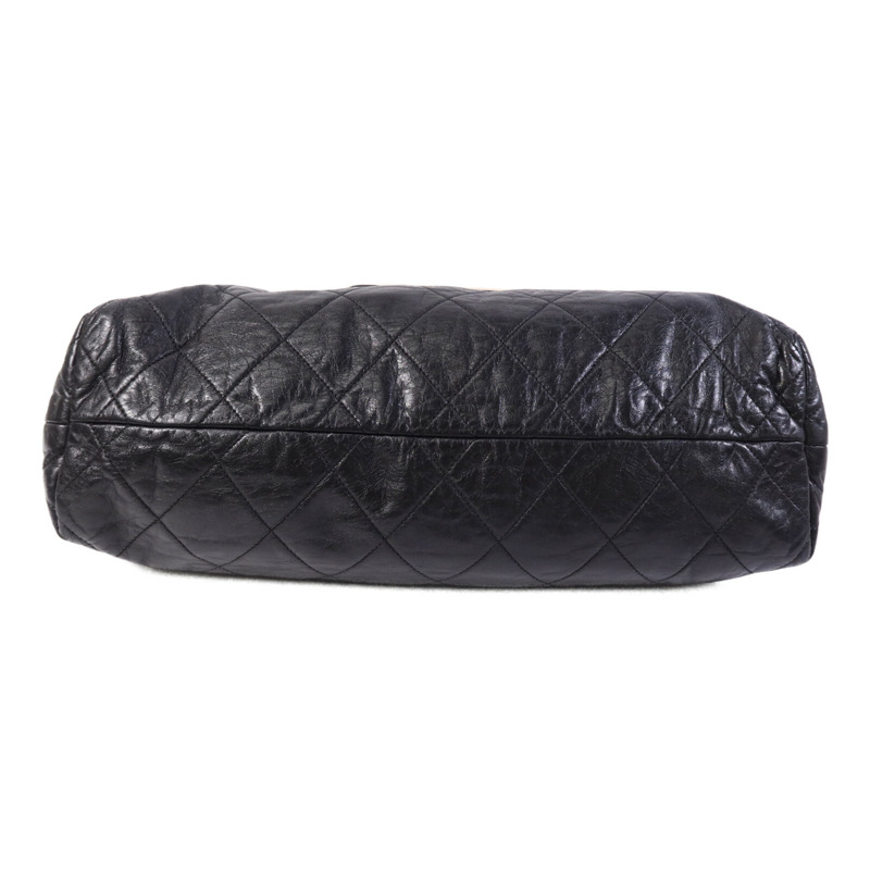 CHANEL 牛皮皮革Chain Shoulder Bag銀扣鏈帶肩背袋-3