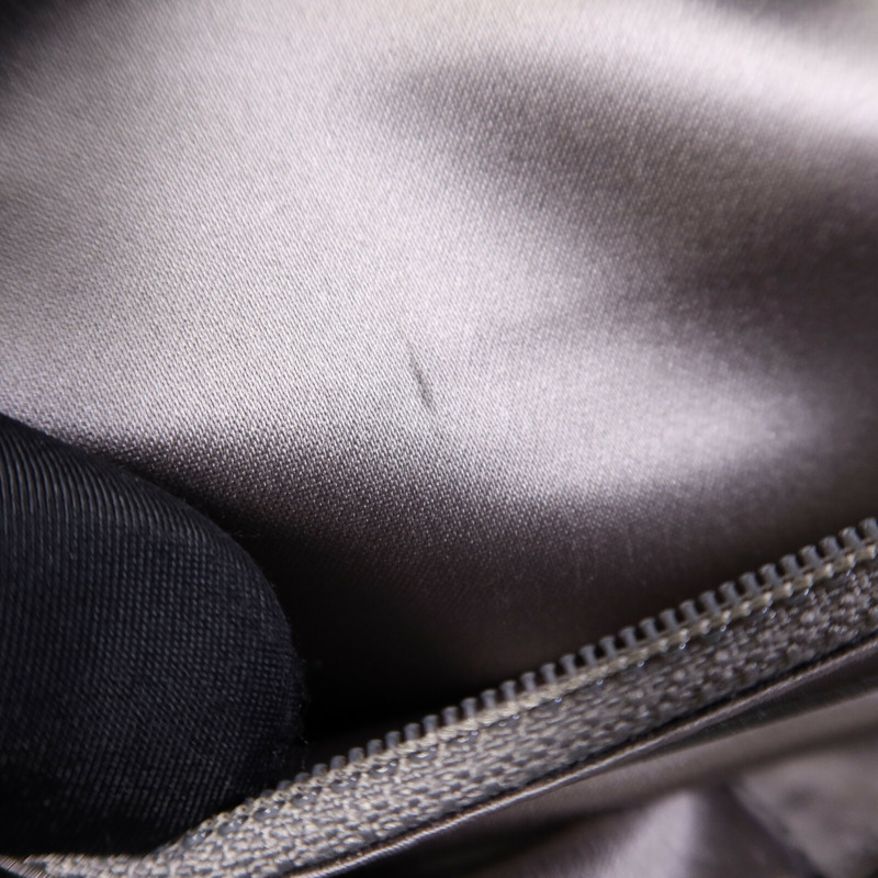 CHANEL 牛皮皮革Chain Shoulder Bag銀扣鏈帶肩背袋-12