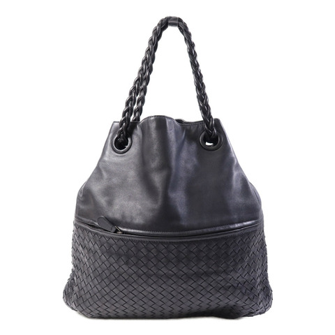BOTTEGA VENETA 羊皮皮革Shoulder Bag銀扣肩背袋