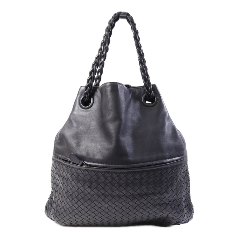 BOTTEGA VENETA 羊皮皮革Shoulder Bag銀扣肩背袋-0