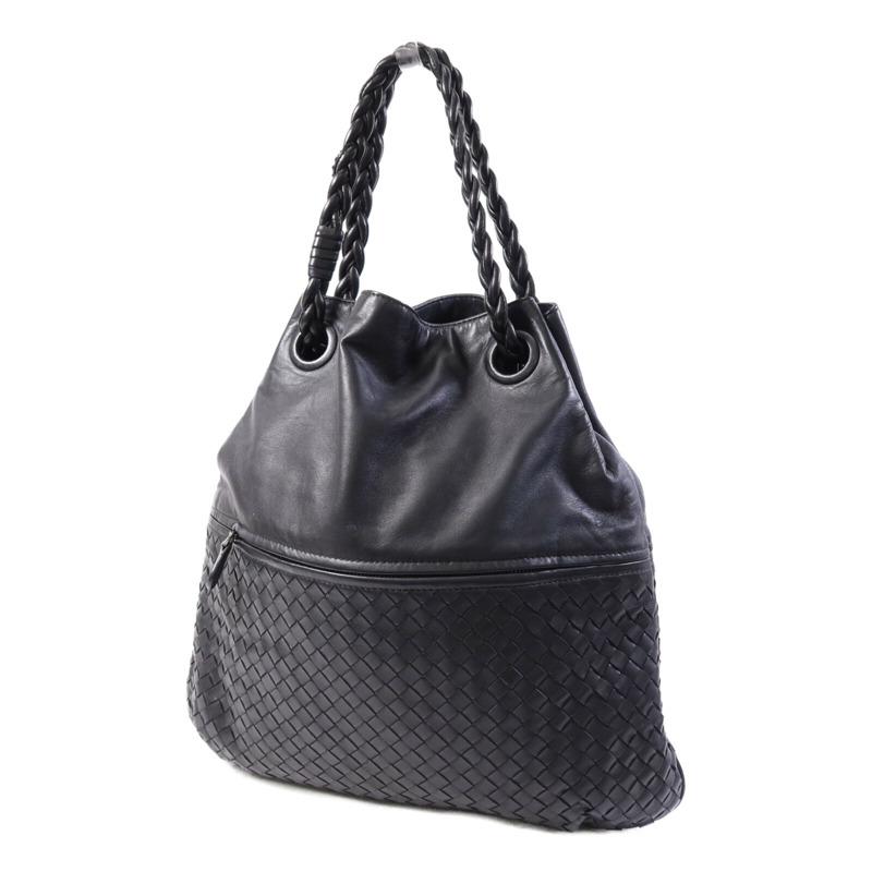 BOTTEGA VENETA 羊皮皮革Shoulder Bag銀扣肩背袋-2