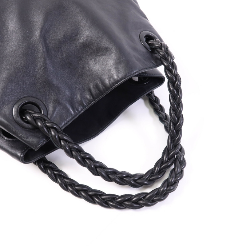 BOTTEGA VENETA 羊皮皮革Shoulder Bag銀扣肩背袋-7