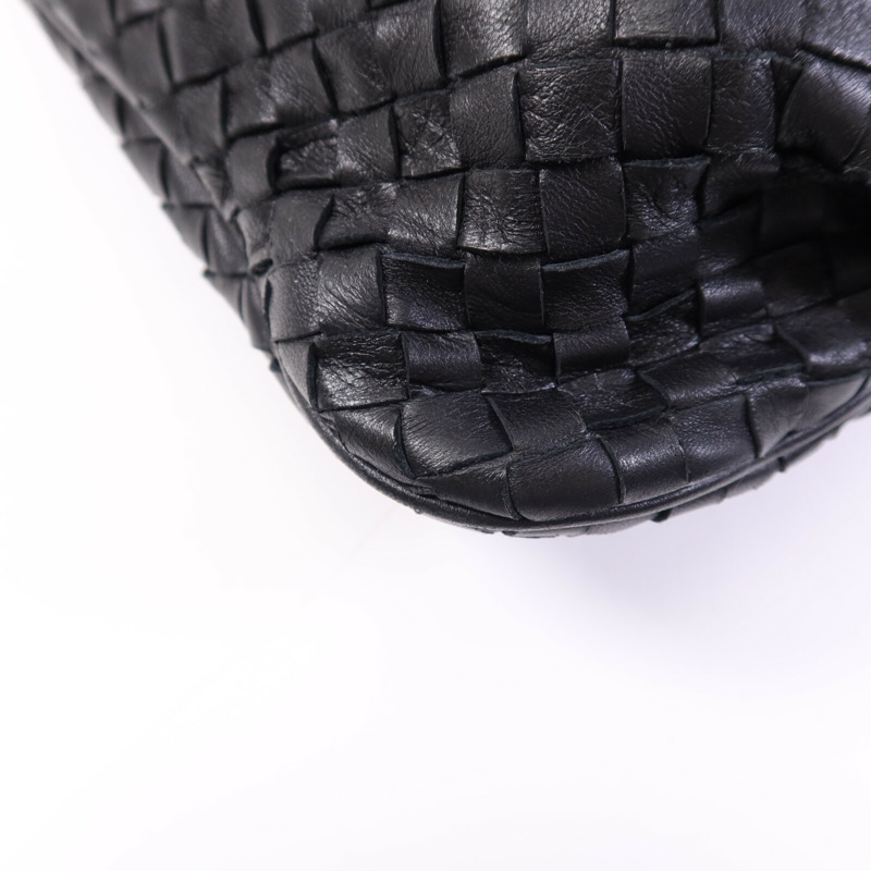 BOTTEGA VENETA 羊皮皮革Shoulder Bag銀扣肩背袋-11