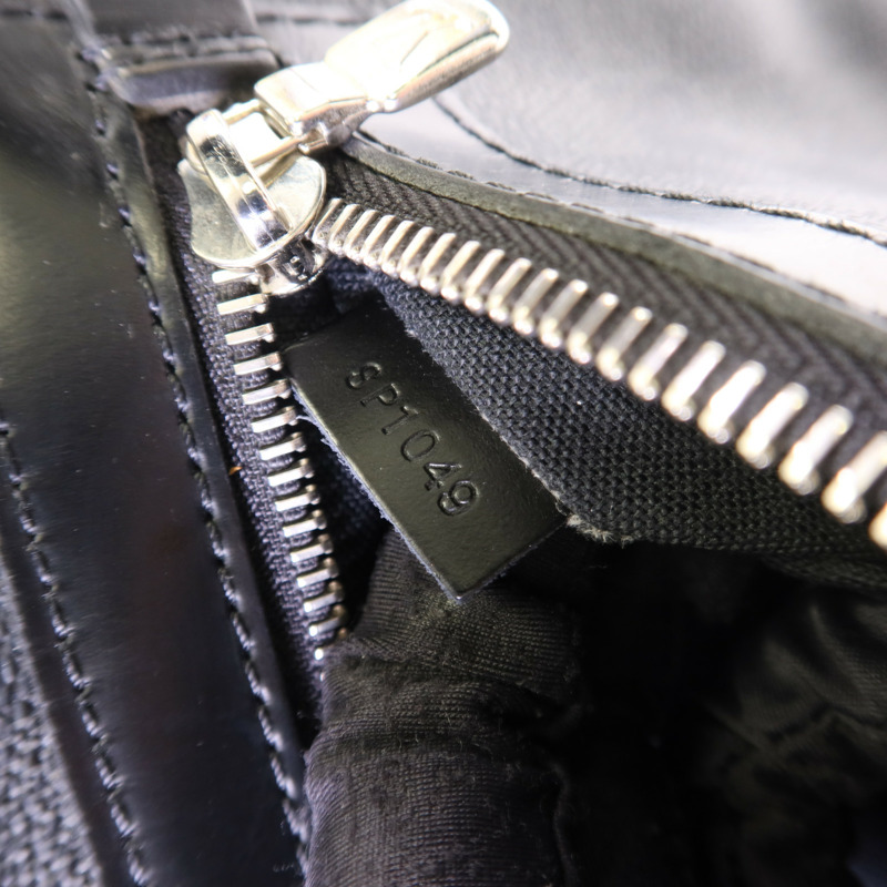 LOUIS VUITTON Damier Graphite Daniel GM銀扣肩背袋-7