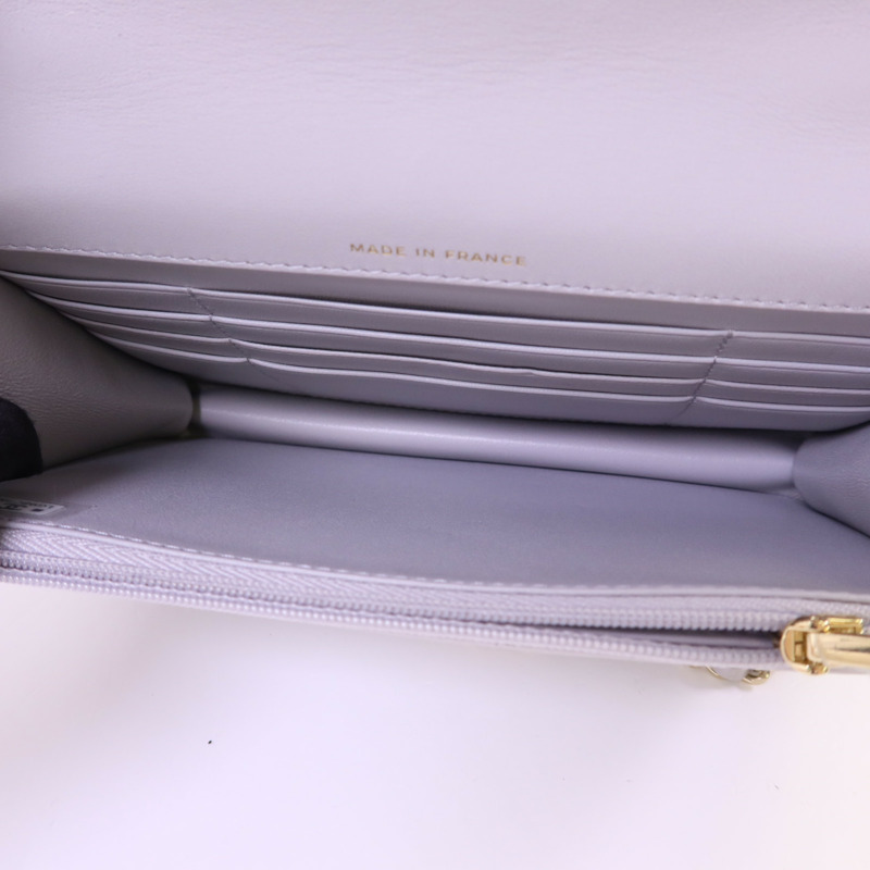 CHANEL 羊皮皮革Mini Flap Bag With Top Handle金扣手挽肩背兩用袋-6