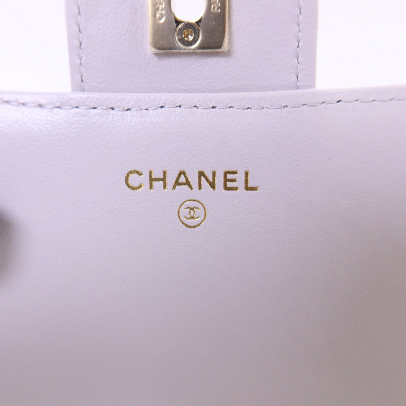 CHANEL 羊皮皮革Mini Flap Bag With Top Handle金扣手挽肩背兩用袋-7