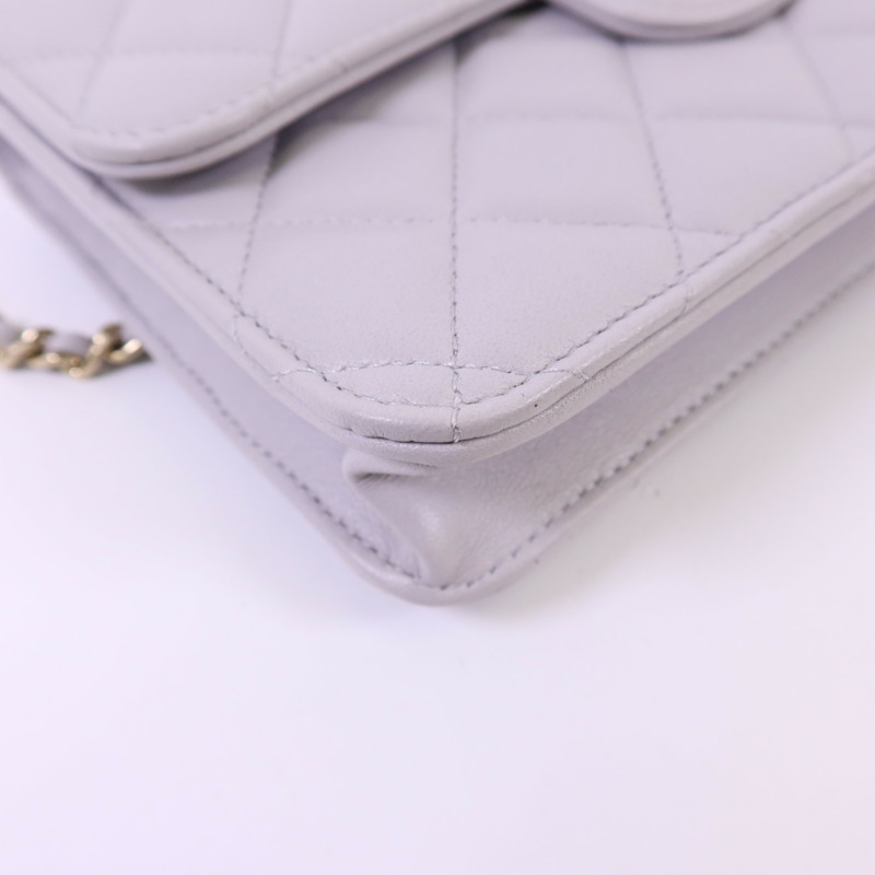 CHANEL 羊皮皮革Mini Flap Bag With Top Handle金扣手挽肩背兩用袋-14