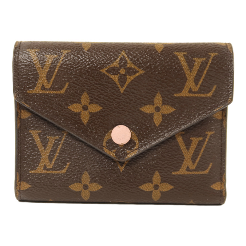 LOUIS VUITTON Monogram Victorine Wallet金扣錢包-0
