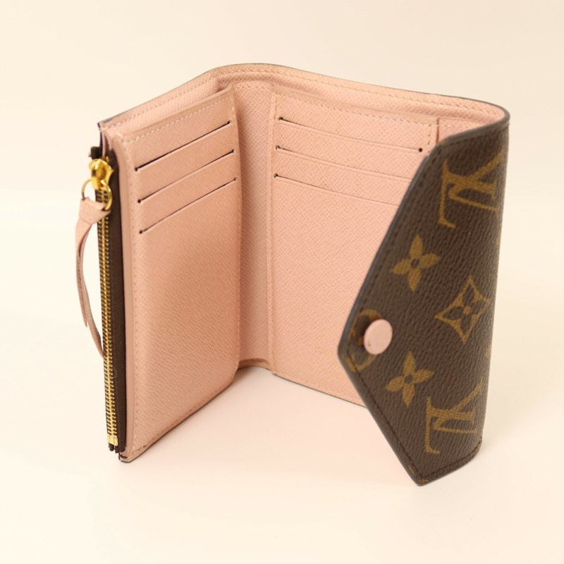 LOUIS VUITTON Monogram Victorine Wallet金扣錢包-13