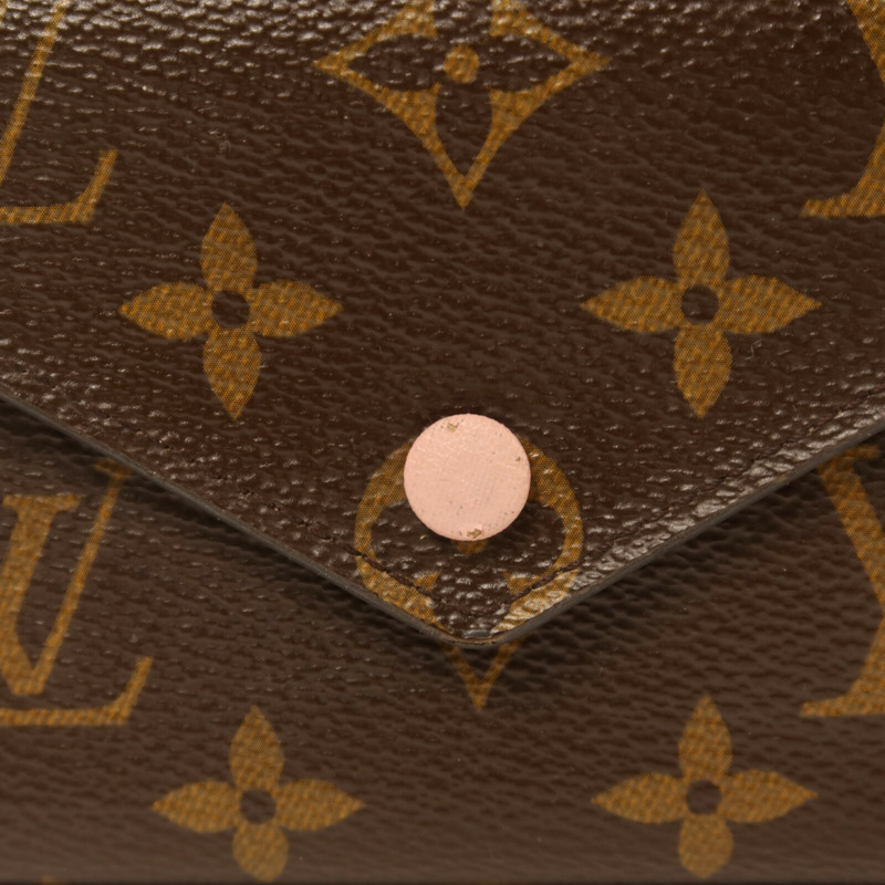 LOUIS VUITTON Monogram Victorine Wallet金扣錢包-15