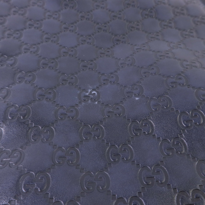 GUCCI 牛皮皮革Messenger Bag銀扣肩背袋-16