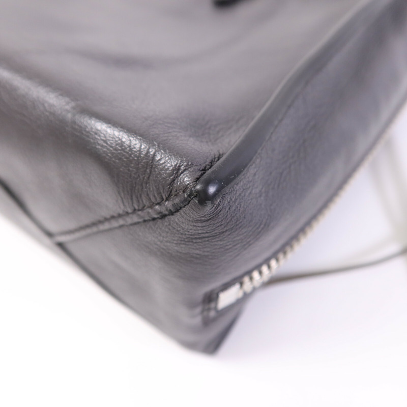 BALENCIAGA 牛皮皮革Shoulder Bag銀扣手挽肩背兩用袋-13