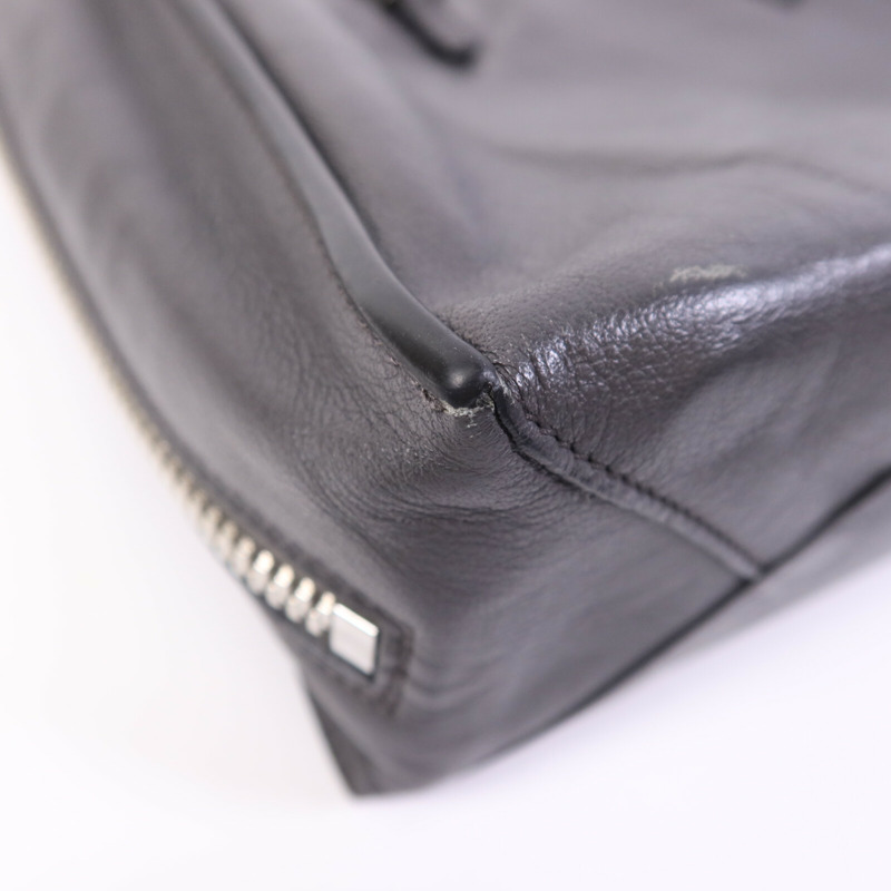 BALENCIAGA 牛皮皮革Shoulder Bag銀扣手挽肩背兩用袋-14