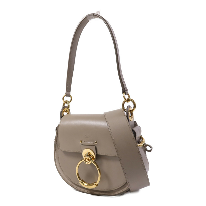 Chloe 牛皮皮革Tess Small金扣手挽肩背兩用袋-1