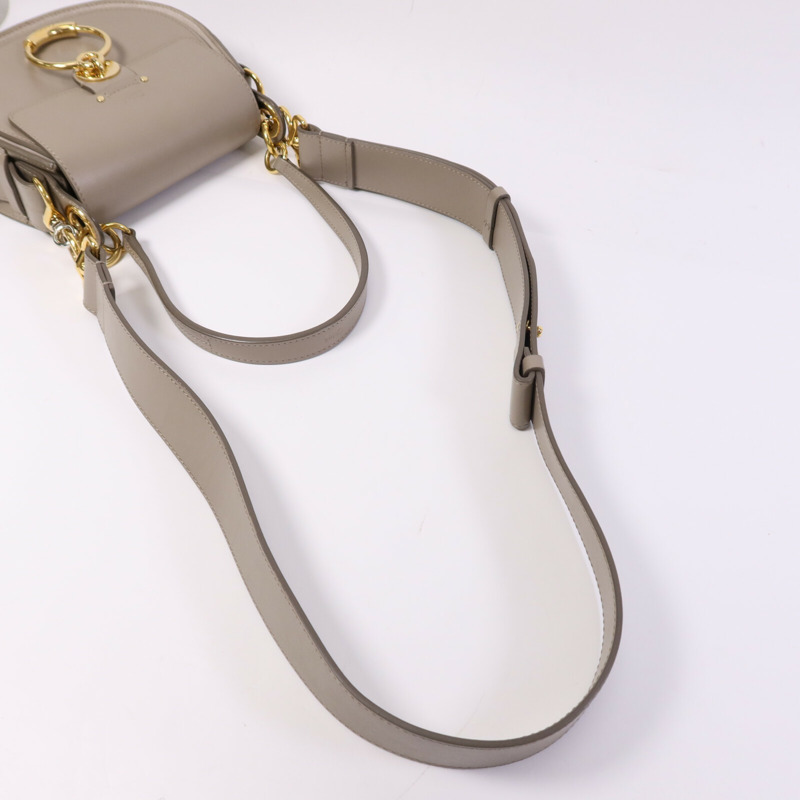 Chloe 牛皮皮革Tess Small金扣手挽肩背兩用袋-8