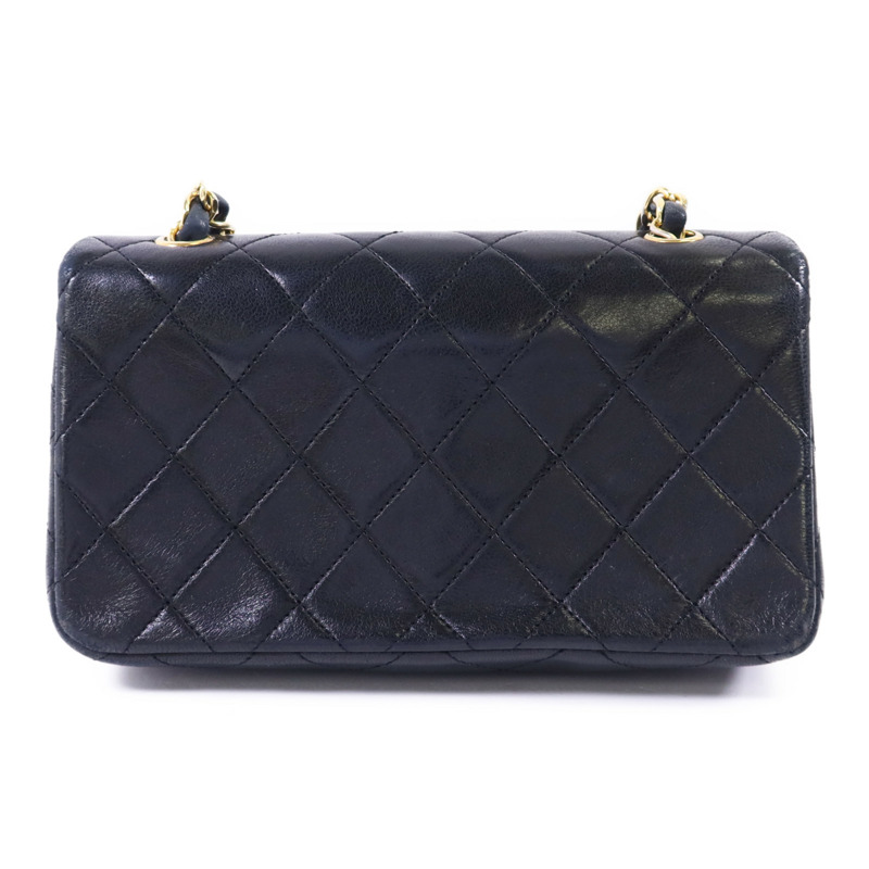 CHANEL 牛皮皮革Chain Shoulder Bag金扣鏈帶肩背袋-1