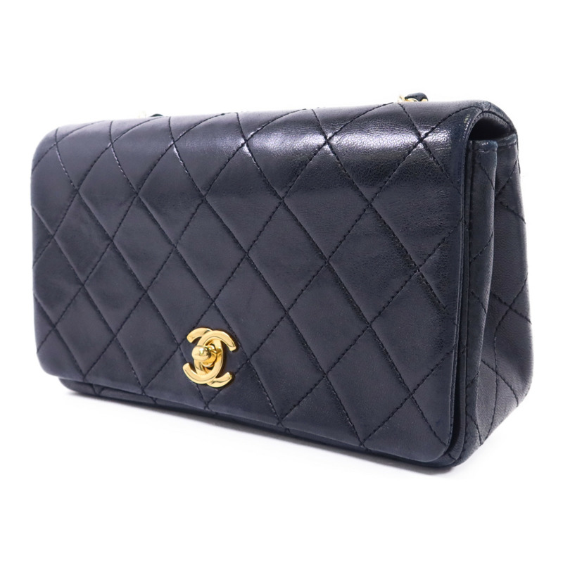 CHANEL 牛皮皮革Chain Shoulder Bag金扣鏈帶肩背袋-2