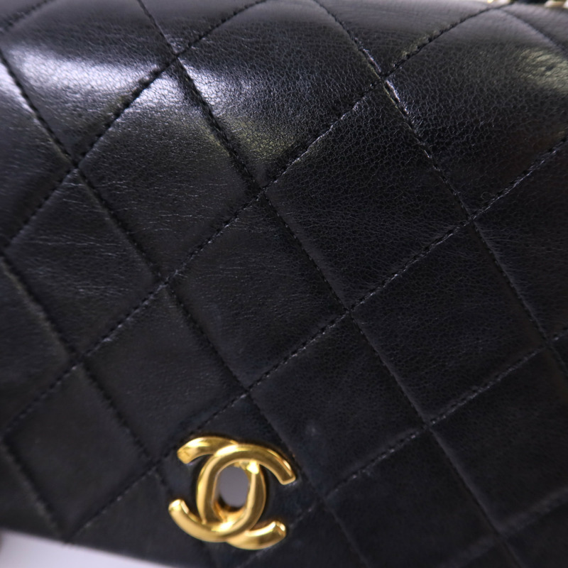 CHANEL 牛皮皮革Chain Shoulder Bag金扣鏈帶肩背袋-20