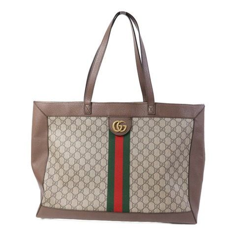 GUCCI 塗層帆布Ophidia Tote Bag金扣手挽袋
