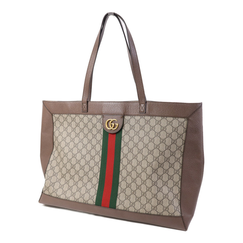 GUCCI 塗層帆布Ophidia Tote Bag金扣手挽袋-2