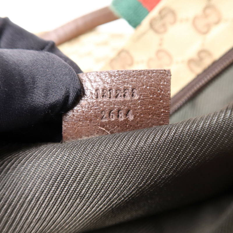 GUCCI 帆布Tote Bag銀扣手挽袋-6