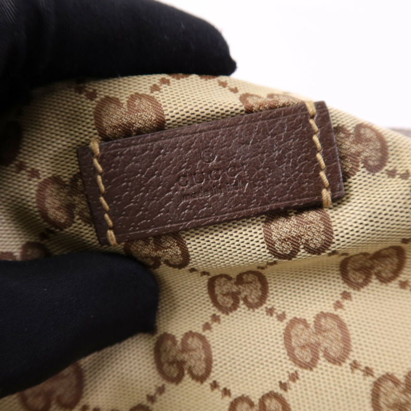 GUCCI 帆布Tote Bag銀扣手挽袋-12