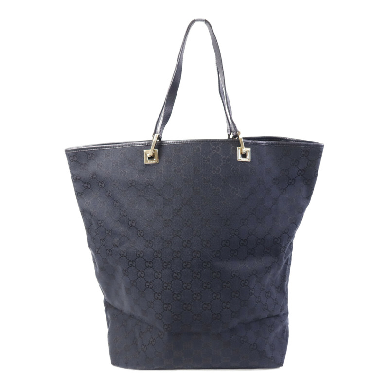 GUCCI 帆布Tote Bag金扣手挽袋-0