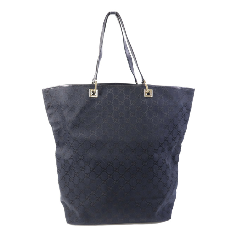 GUCCI 帆布Tote Bag金扣手挽袋-1