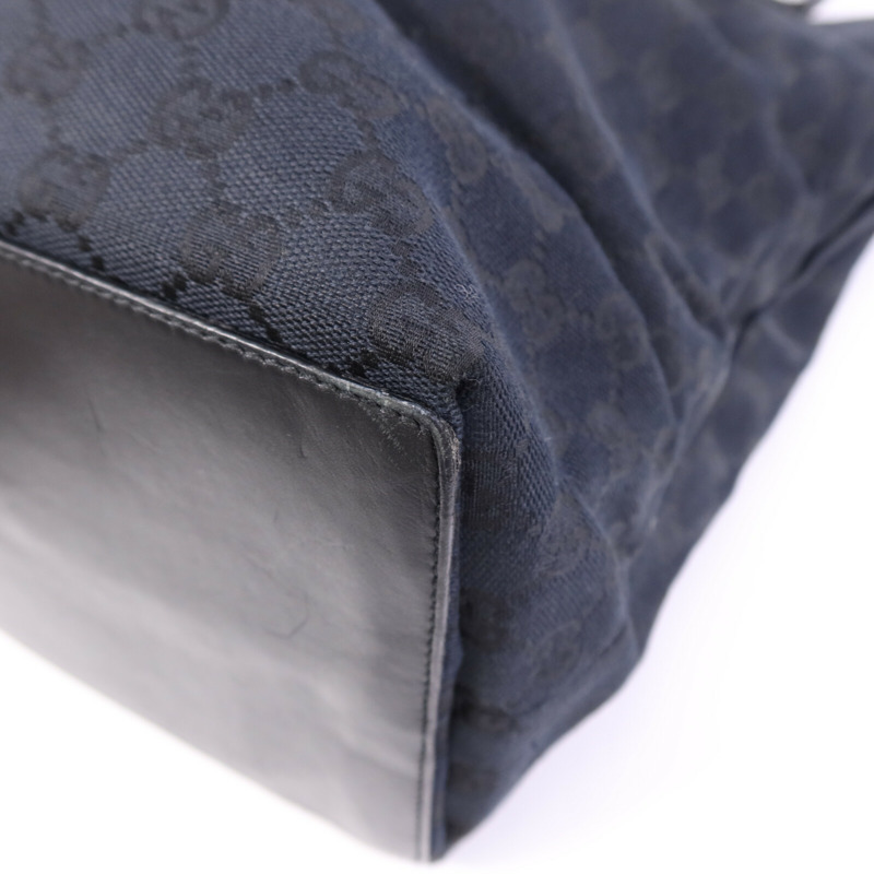 GUCCI 帆布Tote Bag金扣手挽袋-10