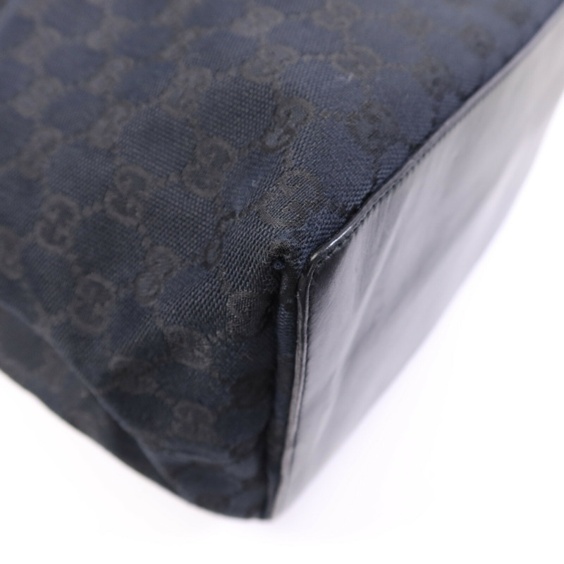 GUCCI 帆布Tote Bag金扣手挽袋-13