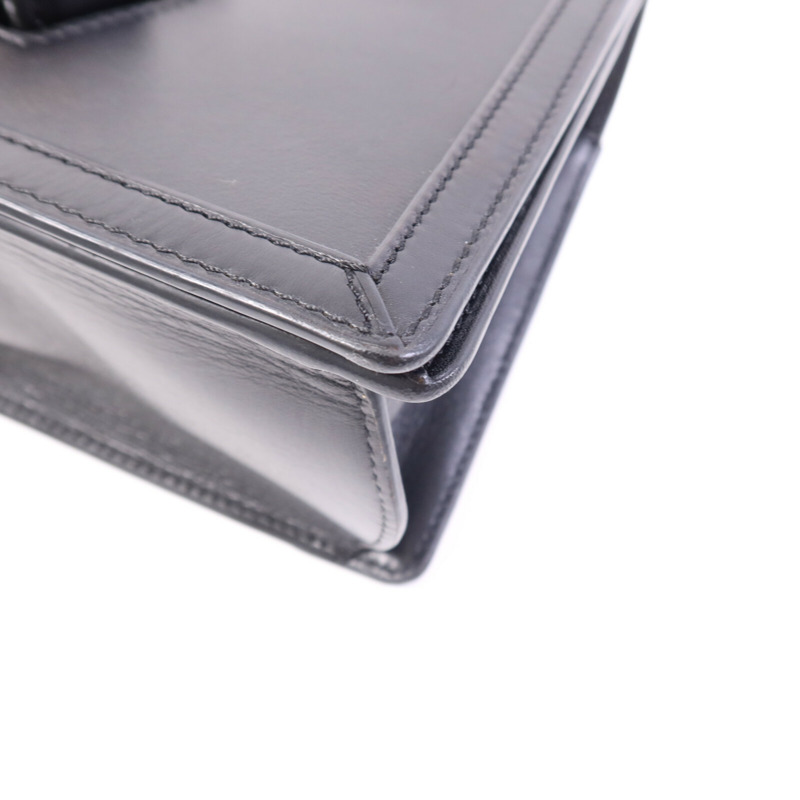 LOEWE 牛皮皮革Shoulder Bag金扣肩背袋-10