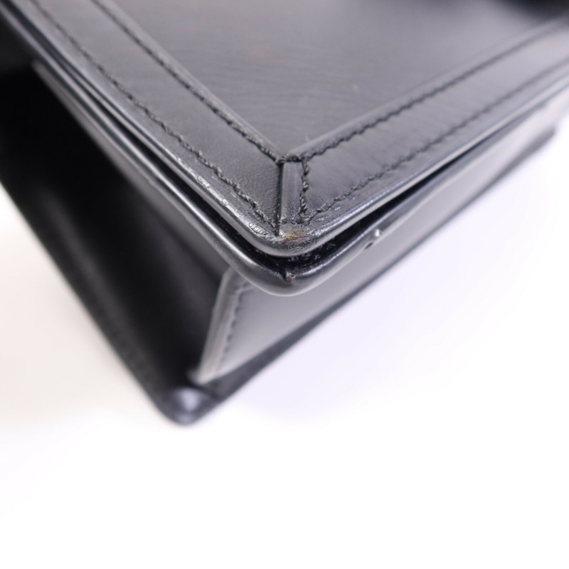 LOEWE 牛皮皮革Shoulder Bag金扣肩背袋-11