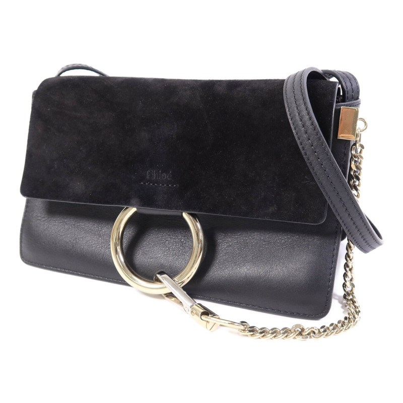 Chloe 牛皮皮革Shoulder Bag金扣肩背袋-2