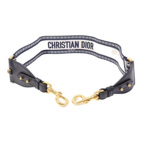 Dior 帆布Shoulder Strap金扣肩帶