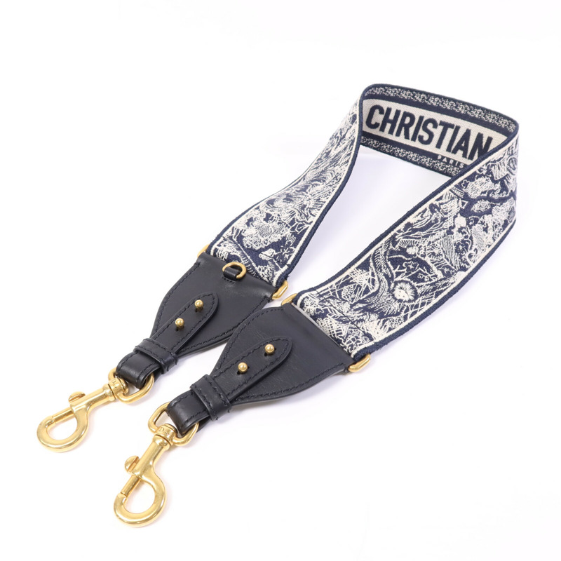 Dior 帆布Shoulder Strap金扣肩帶-3