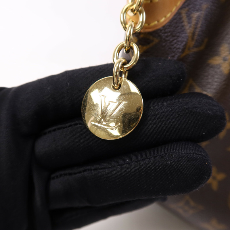 LOUIS VUITTON Monogram Tivoli GM金扣肩背袋-6