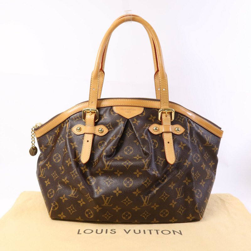 LOUIS VUITTON Monogram Tivoli GM金扣肩背袋-9