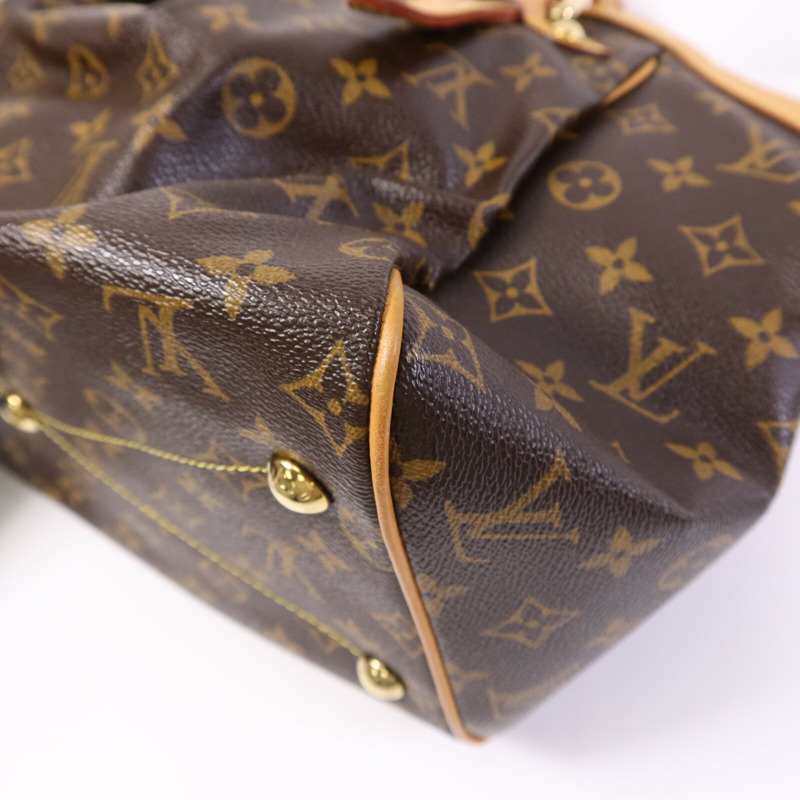 LOUIS VUITTON Monogram Tivoli GM金扣肩背袋-12