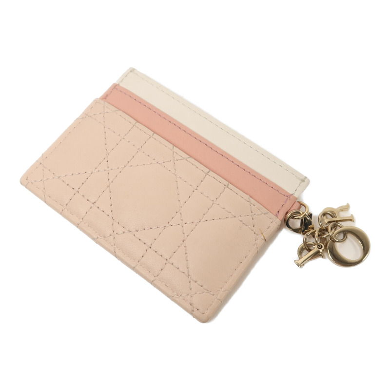 Dior 羊皮皮革Card Case銀扣卡片套-2