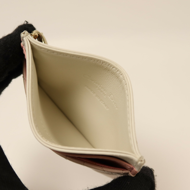 Dior 羊皮皮革Card Case銀扣卡片套-4