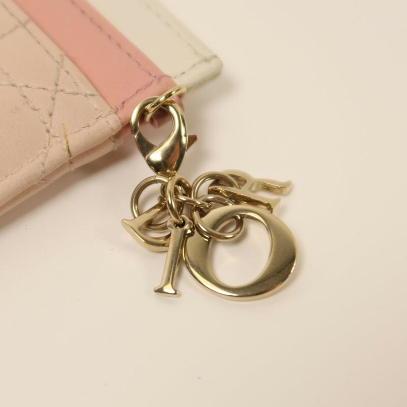 Dior 羊皮皮革Card Case銀扣卡片套-7