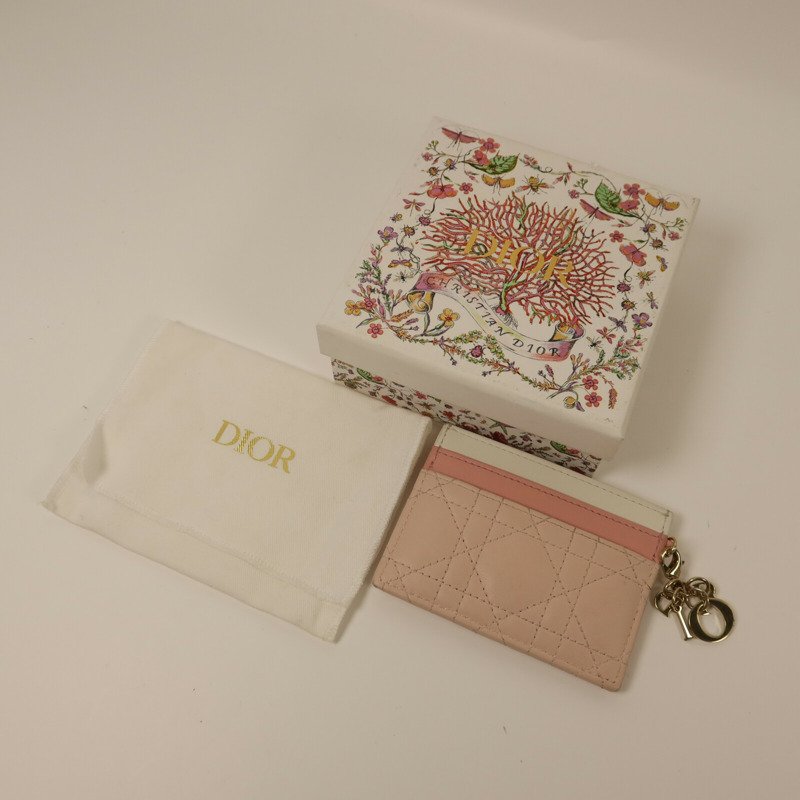 Dior 羊皮皮革Card Case銀扣卡片套-8