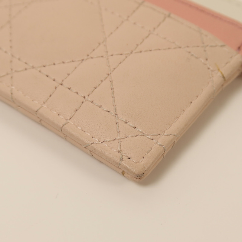 Dior 羊皮皮革Card Case銀扣卡片套-9