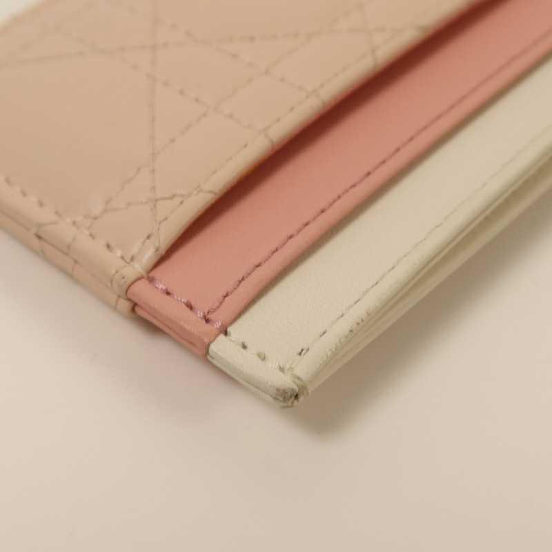 Dior 羊皮皮革Card Case銀扣卡片套-11